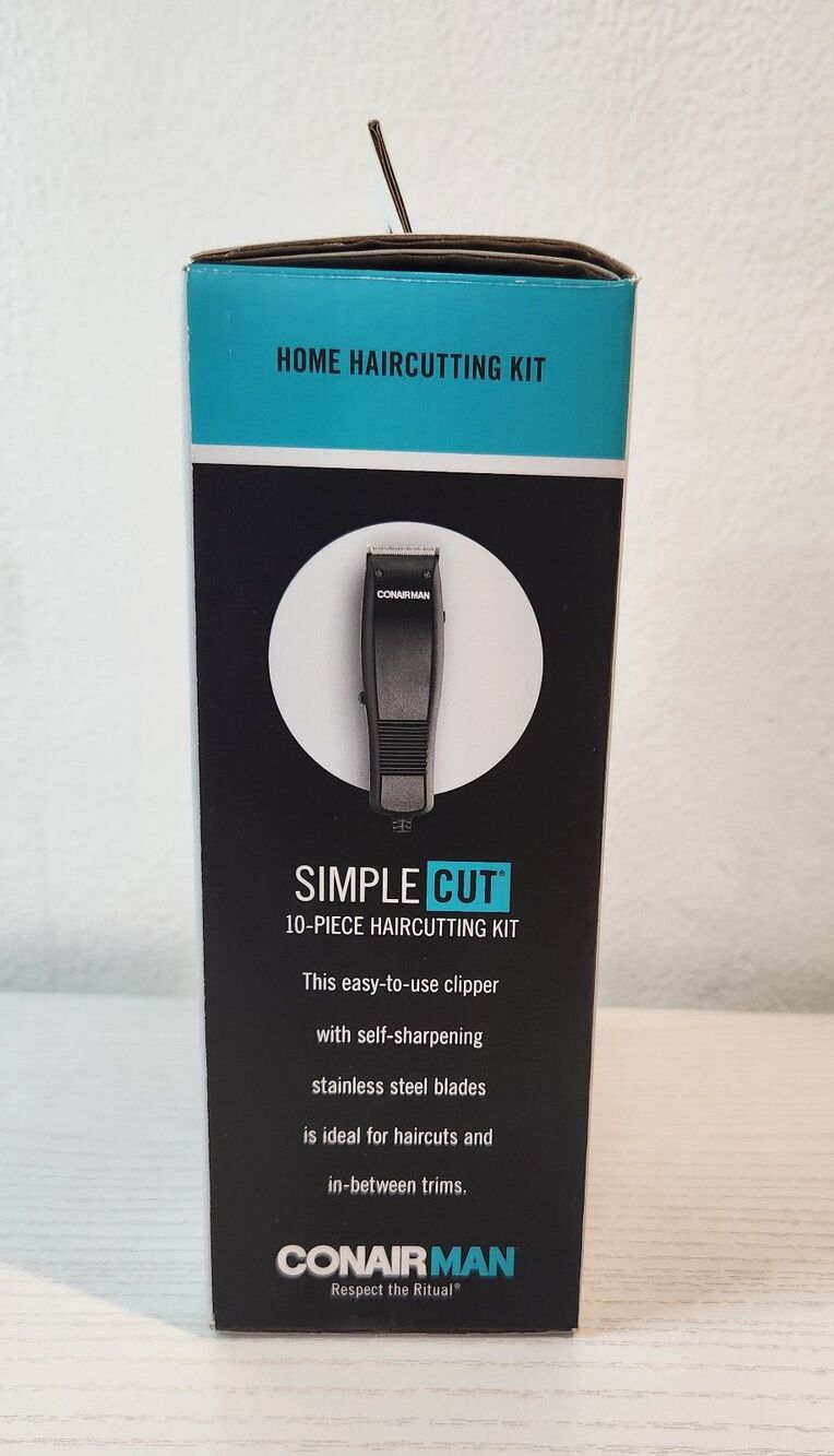 CONAIR MEN SIMPLE CUT CORDED HAIRCUTTING KIT 20 PIECES